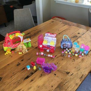 EUC Shopkins Chef Club, Makeup, Smoothie Car- lot